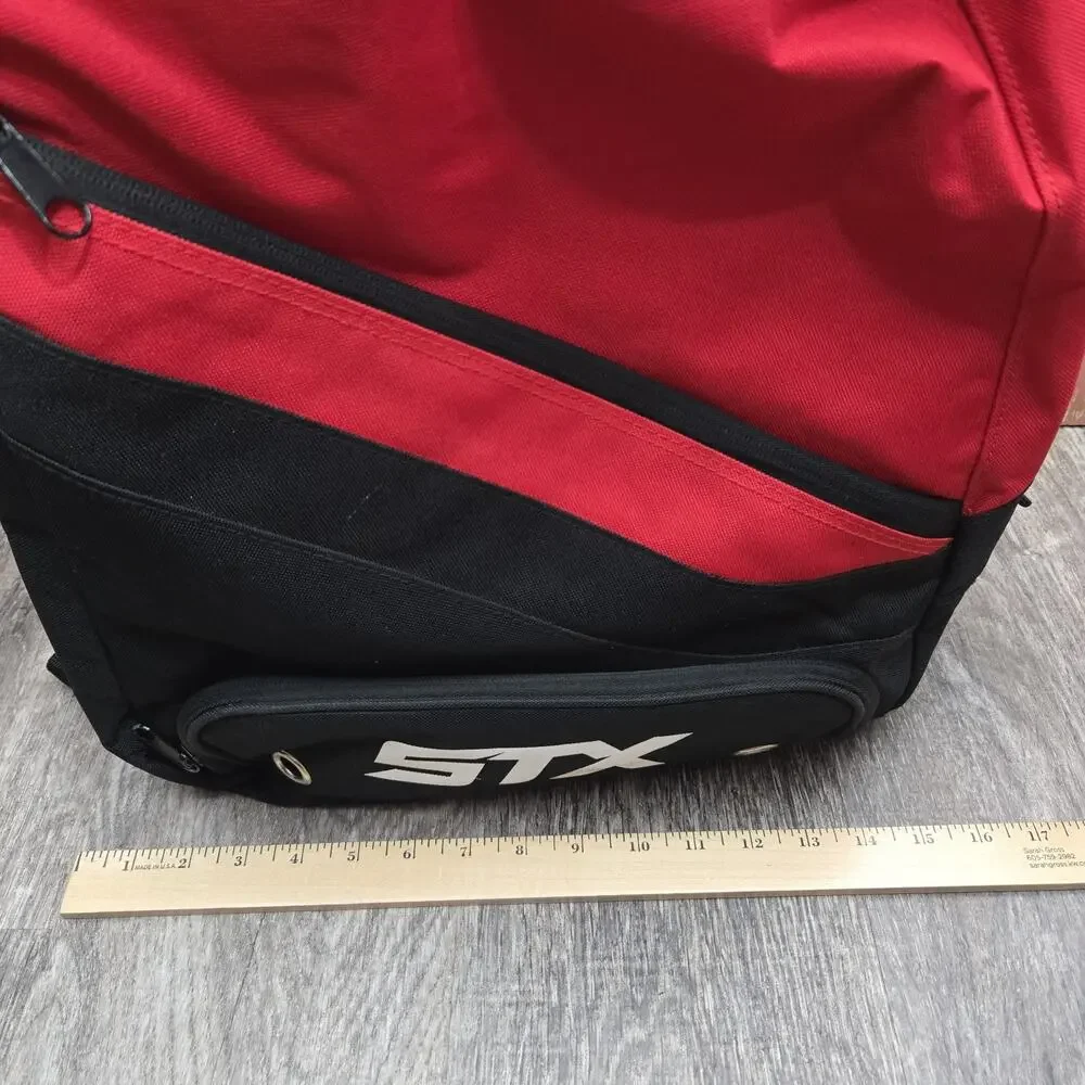 STX Backpack‎ Carry On Lacrosse Sports School Camping Hiking Red Black PJR RDXX